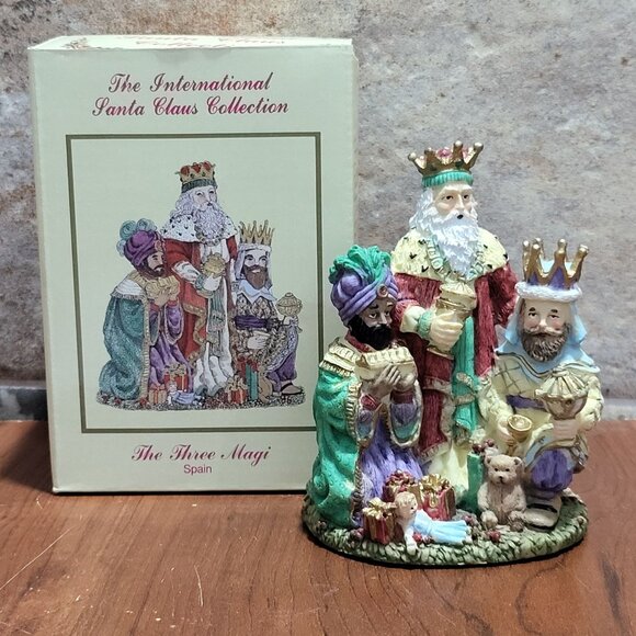 International Santa Claus Collection The Three Magi Spain Figurine 1995 - Picture 1 of 10